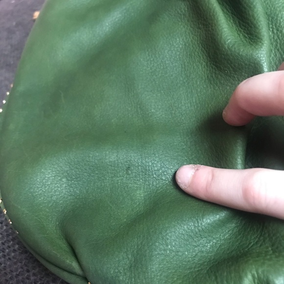 Juicy Couture vintage leather hobo in olive - Picture 14 of 16